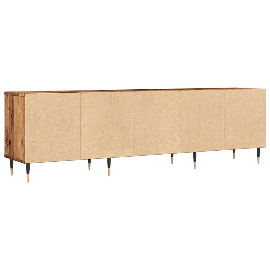 Meuble TV vieux bois 150x30x44,5 cm bois d'ingénierie - 7