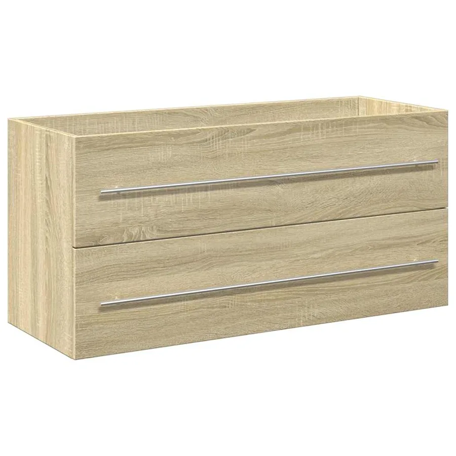 Ensemble de meubles de salle de bain 2 pcs chêne sonoma - 7