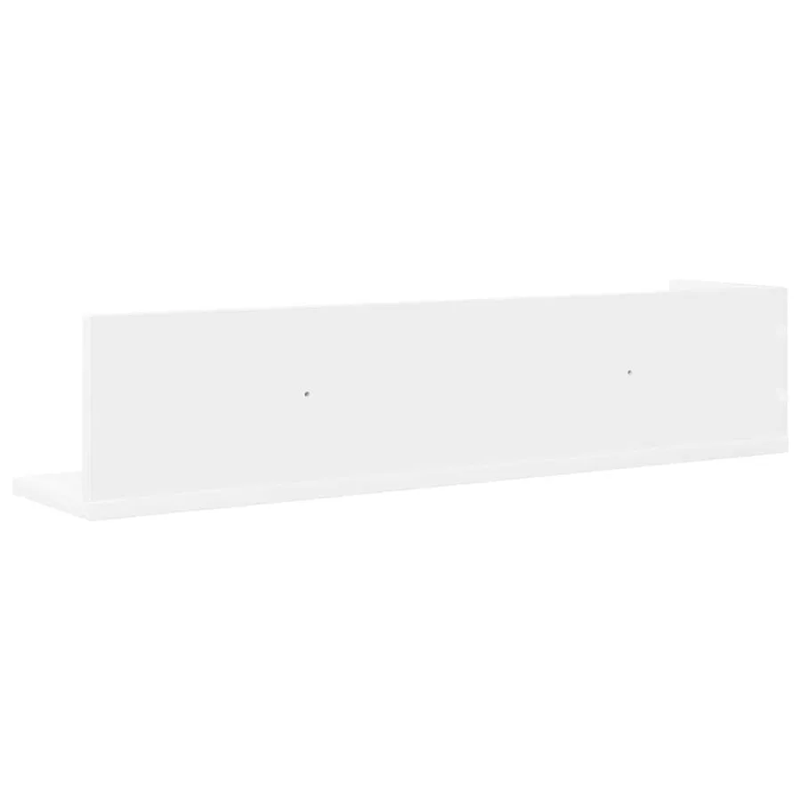 Étagères murales 2 pcs blanc 75x16,5x16,5 cm bois d'ingénierie - 7
