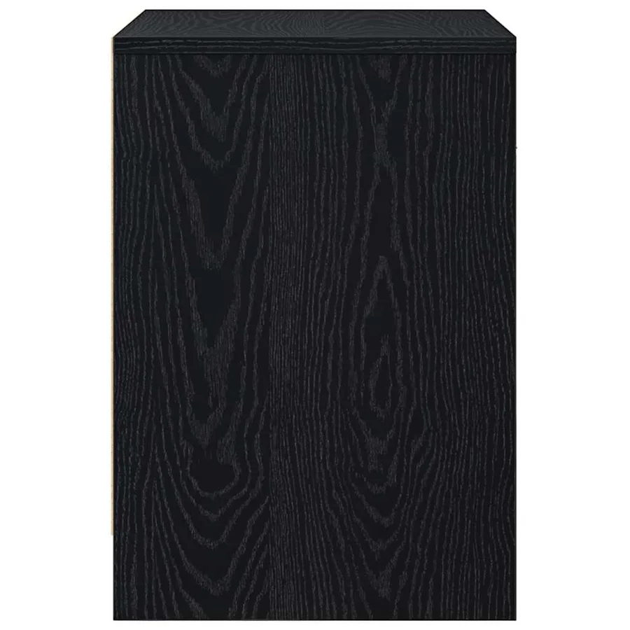 Tables de chevet 2 pcs avec tiroir Noir 40x34x50 cm - 6