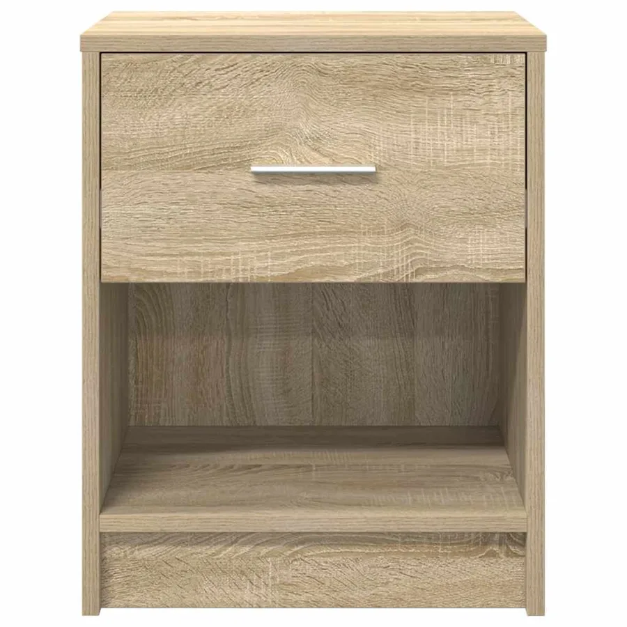 Tables de chevet 2 pcs avec tiroir Chêne Sonoma 40x34x50 cm - 4