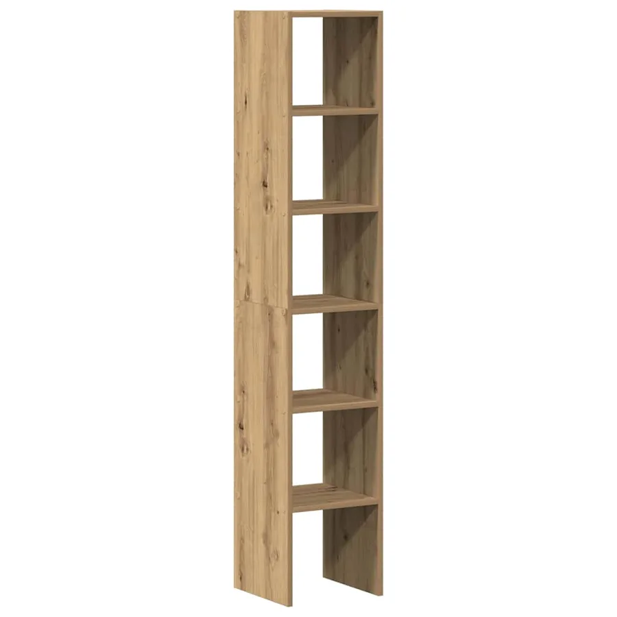 Bibliothèques 2 pcs empilable chêne artisanal bois d'ingénierie - 2