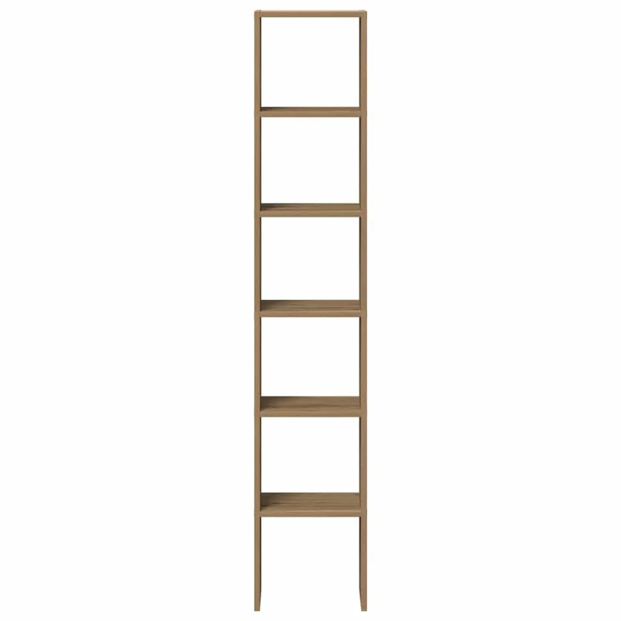 Bibliothèques 2 pcs empilable chêne artisanal bois d'ingénierie - 4