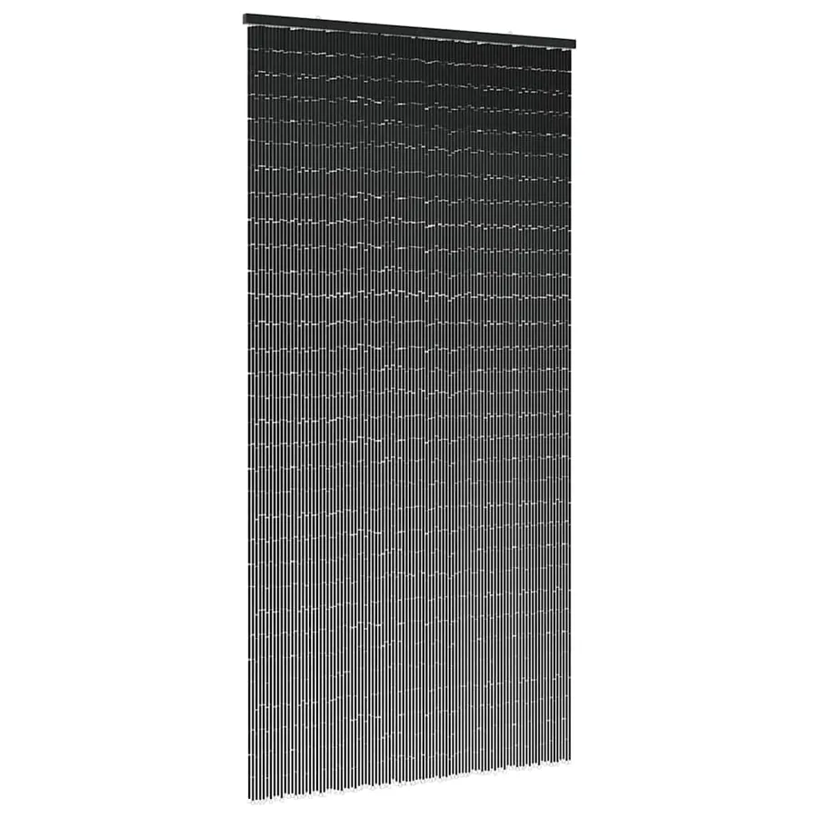 Rideau anti-insectes gris foncé 100x220 cm bambou