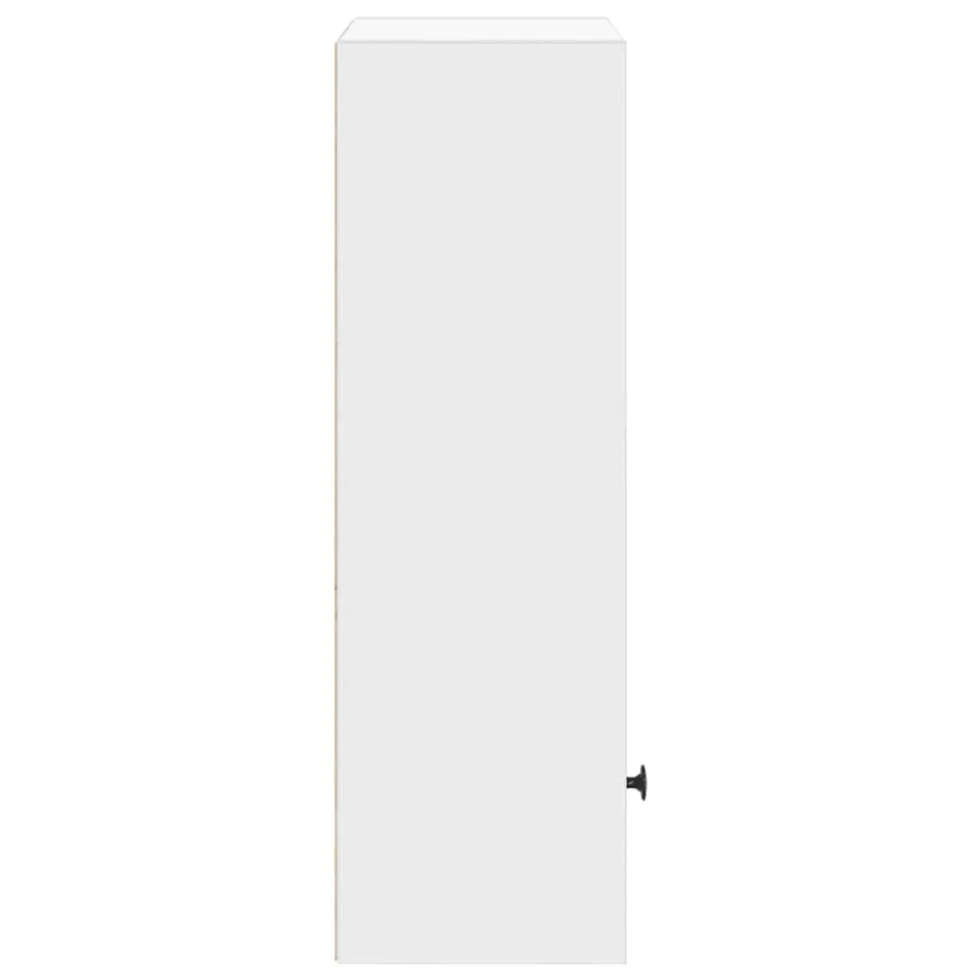 Bibliothèque blanc 31x24x77 cm bois d'ingénierie - 6