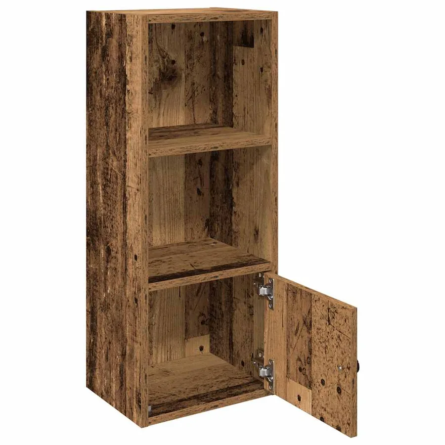 Bibliothèque vieux bois 31x24x77 cm bois d'ingénierie - 4