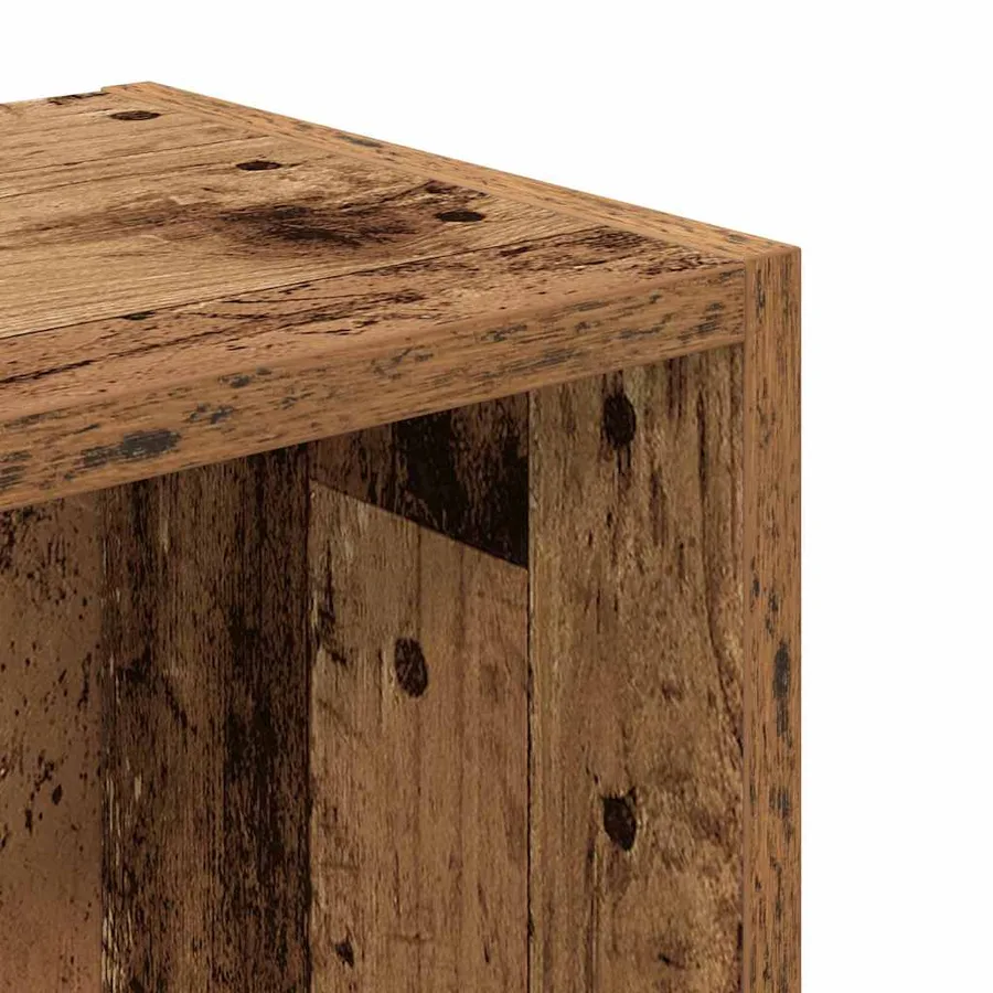 Bibliothèque vieux bois 31x24x77 cm bois d'ingénierie - 9