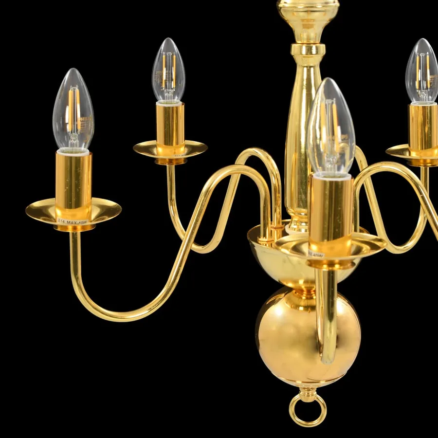 Lustre Doré 5 ampoules E14 - 8
