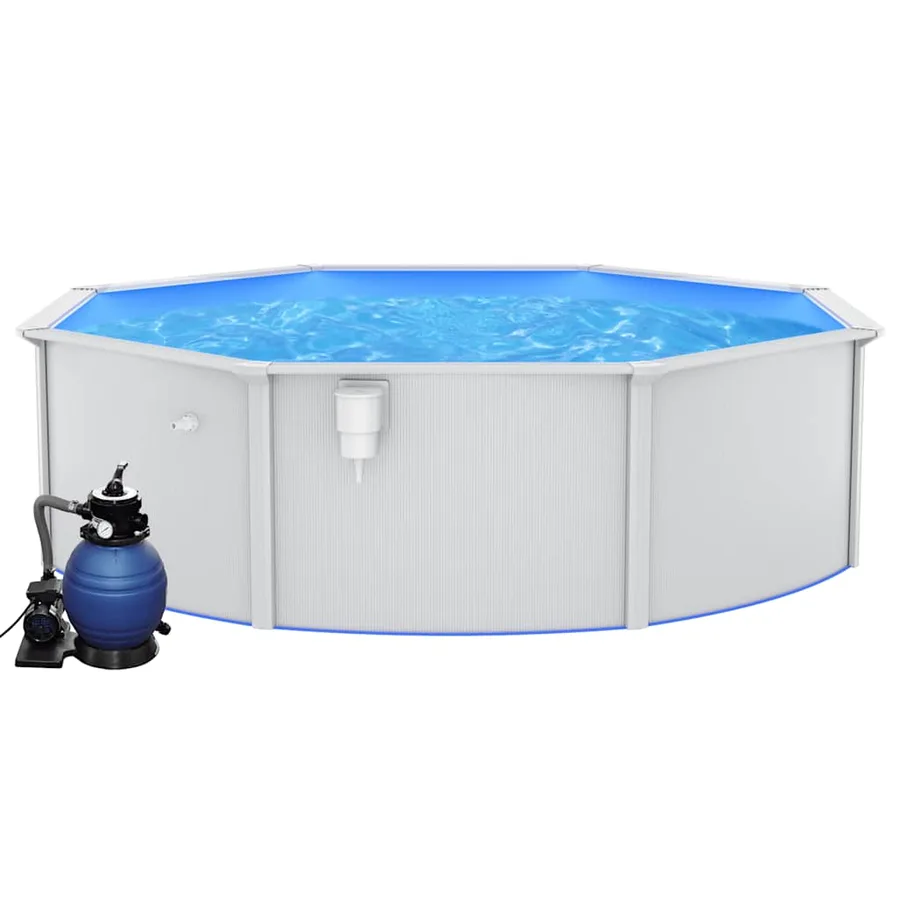 Piscine avec pompe filtrante à sable 460x120 cm - 2