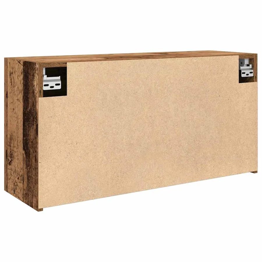 Armoire murale de bain vieux bois 80x25x40 cm bois d'ingénierie - 8