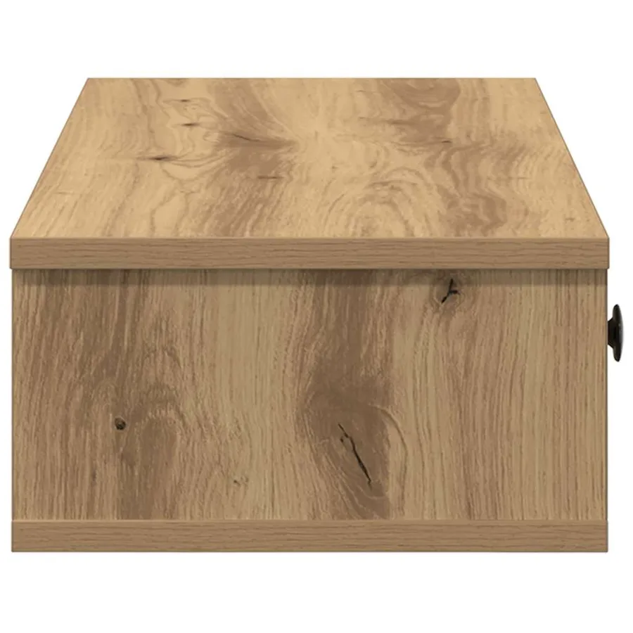 Étagère murale avec tiroirs chêne artisanal bois d'ingénierie - 5