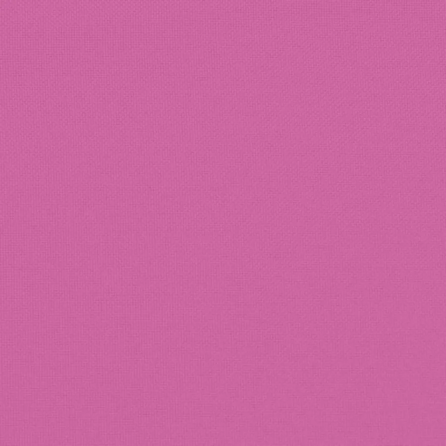 Coussins de chaise lot de 2 rose 50x50x7 cm tissu oxford - 8