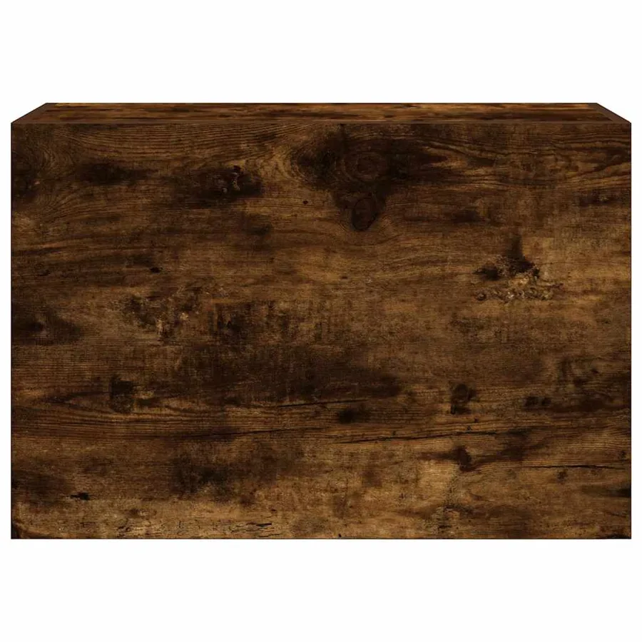 Armoire murale de bain chêne fumé 60x25x40 cm bois d'ingénierie - 6