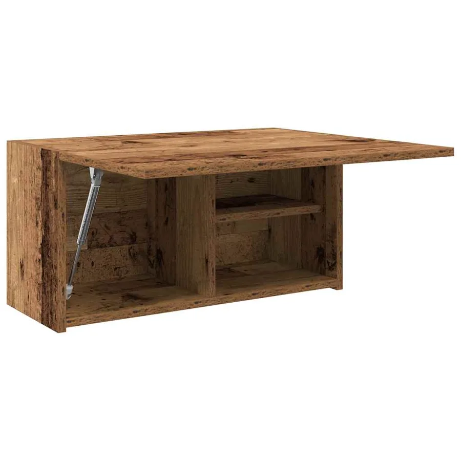 Armoire murale de bain vieux bois 60x25x30 cm bois d'ingénierie - 5