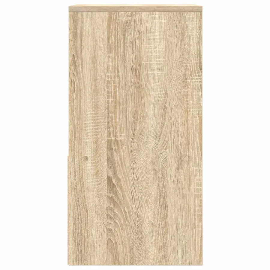 Tables de chevet avec tiroir 2 pcs chêne sonoma 35x34x66,5 cm - 7