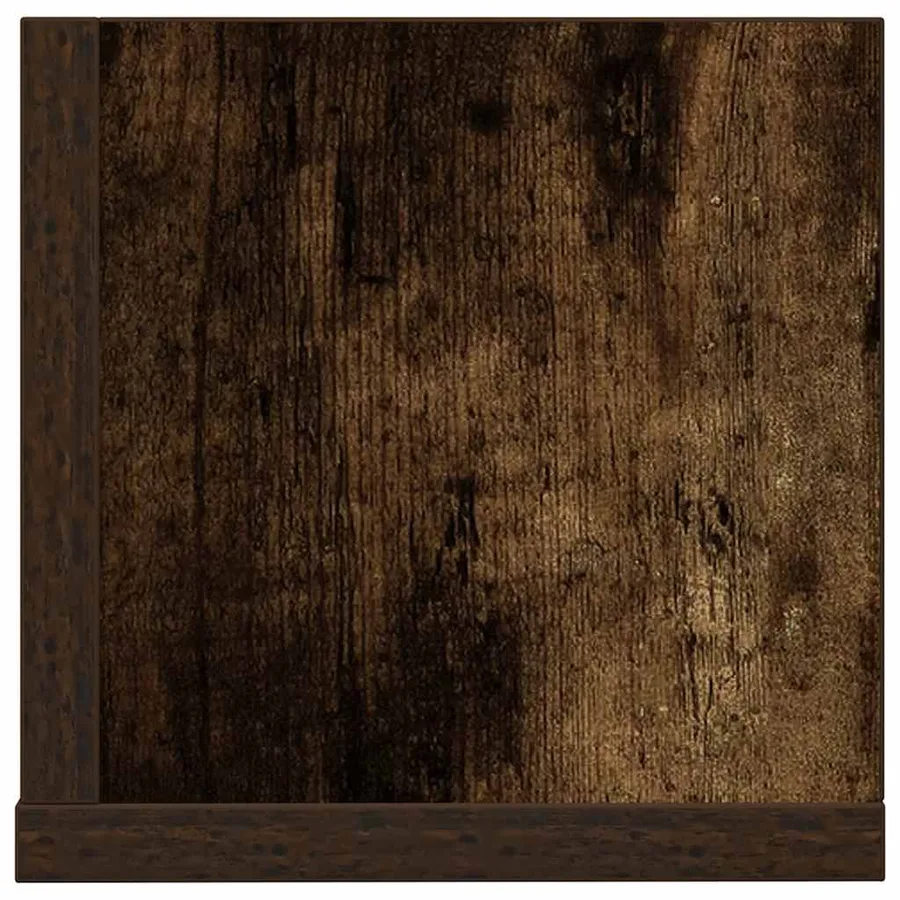 Étagères murales 2 pcs chêne fumé 100x16,5x16,5 cm - 6