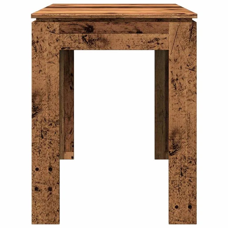 Table à manger vieux bois 120x60x76 cm bois d'ingénierie - 5