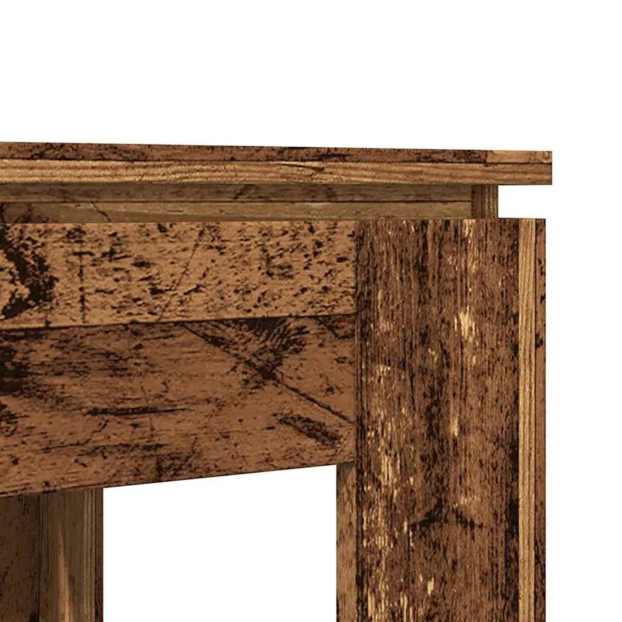 Table à manger vieux bois 120x60x76 cm bois d'ingénierie - 7