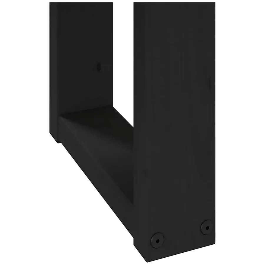 Banc à manger NOAIN pieds en forme de U 180x40x45 cm massif pin - 7