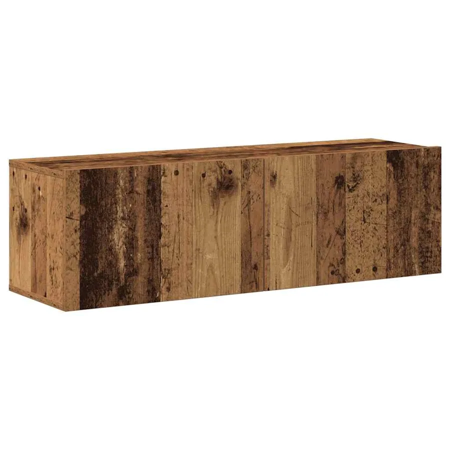 Ensemble de meuble TV mural 7 pcs vieux bois bois d'ingénierie - 6
