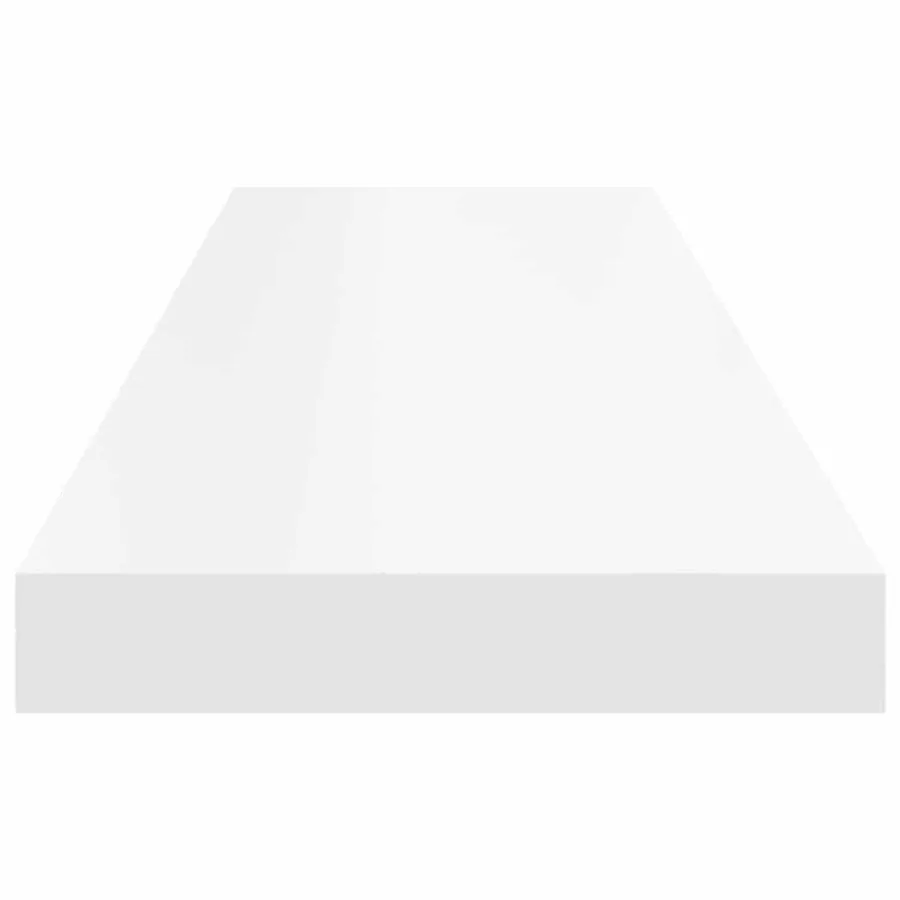 Étagères murales flottantes 2 pcs blanc 90x23,5x3,8 cm MDF - 8