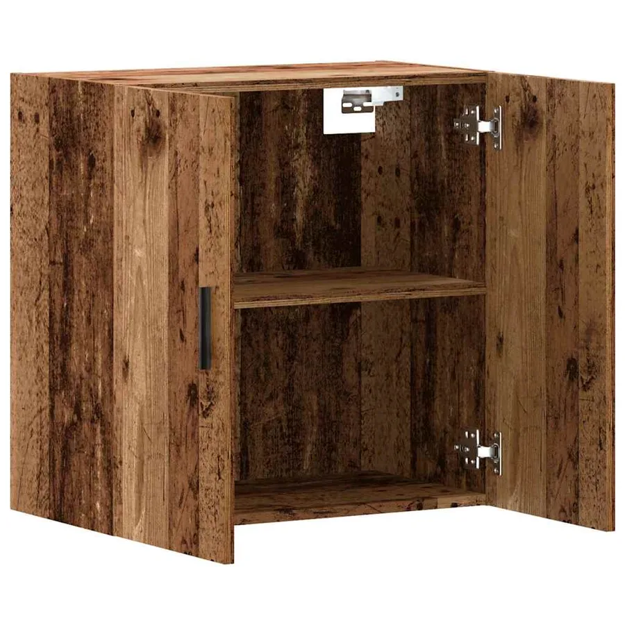Armoire murale vieux bois 60x31x60 cm bois d'ingénierie - 2