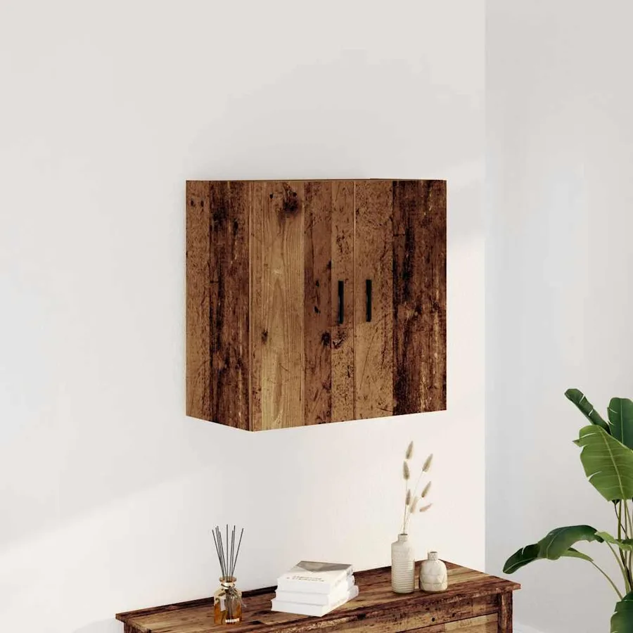 Armoire murale vieux bois 60x31x60 cm bois d'ingénierie - 3