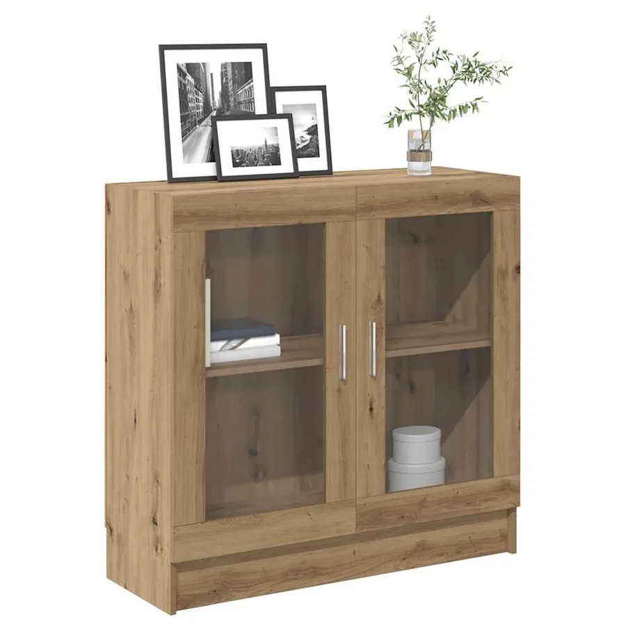 Bibliothèque chêne artisanal 82,5x30,5x80 cm bois d'ingénierie