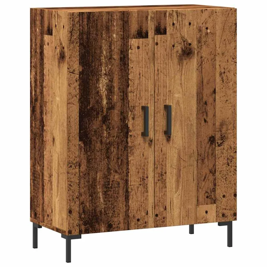 Buffet vieux bois 69,5x34x90 cm bois d'ingénierie - 3