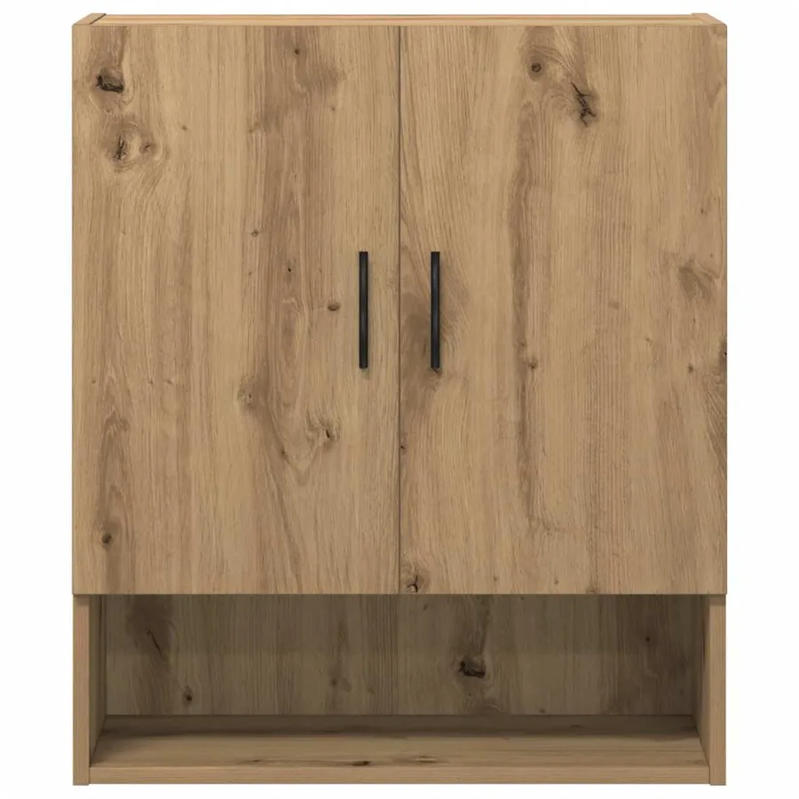Armoire murale chêne artisanal 60x31x70 cm bois d'ingénierie - 4