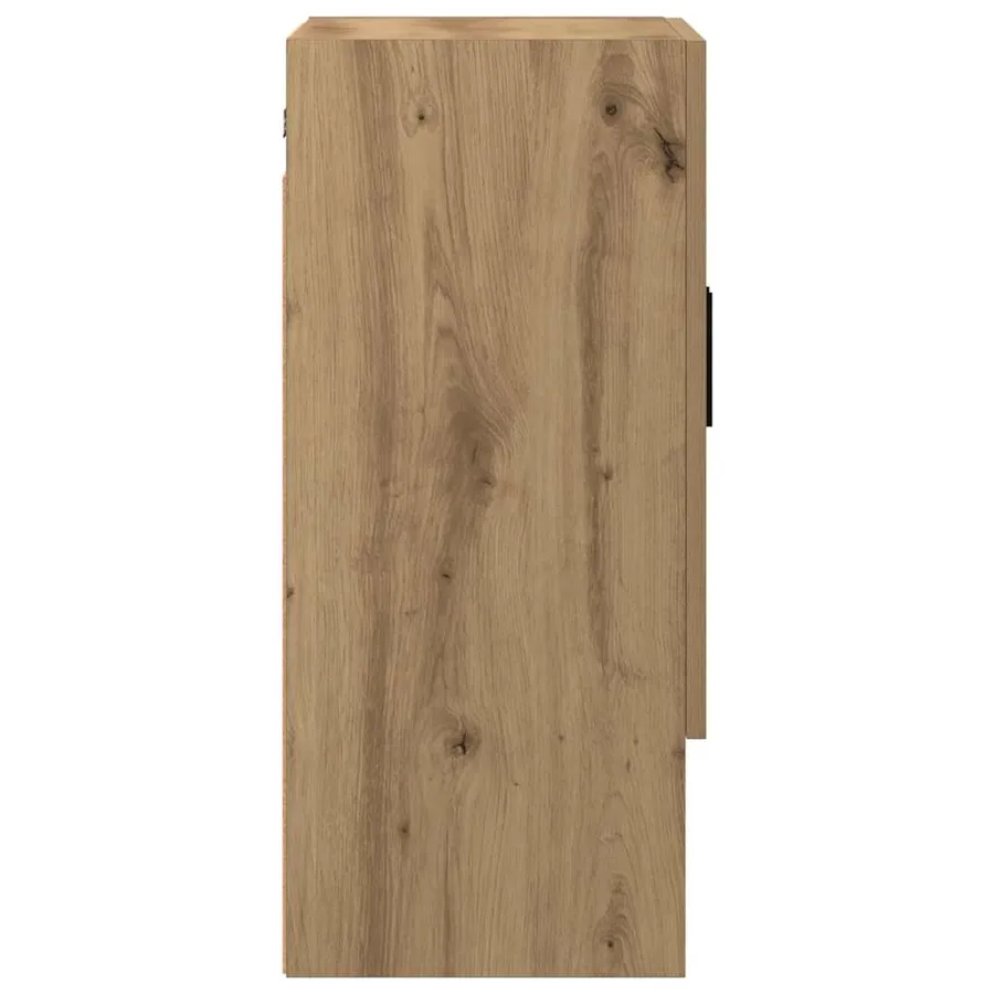 Armoire murale chêne artisanal 60x31x70 cm bois d'ingénierie - 5