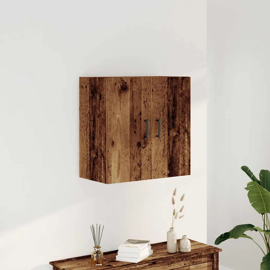 Armoire murale vieux bois 60x31x60 cm bois d'ingénierie - 3