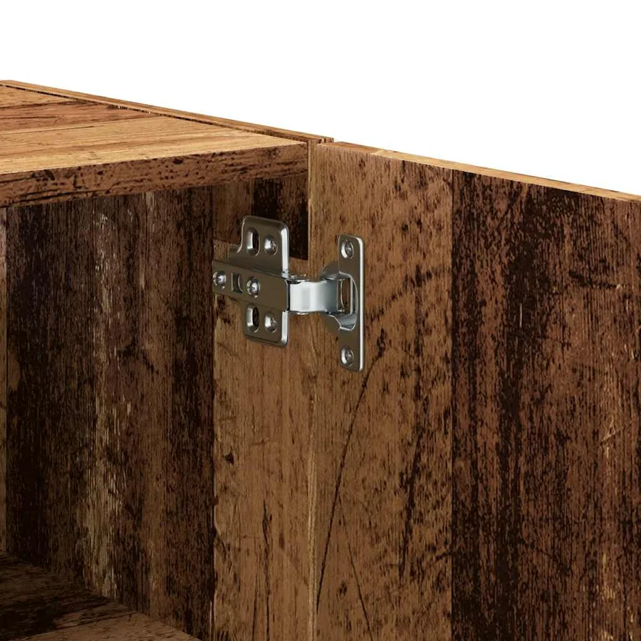 Armoire murale vieux bois 60x31x60 cm bois d'ingénierie - 8