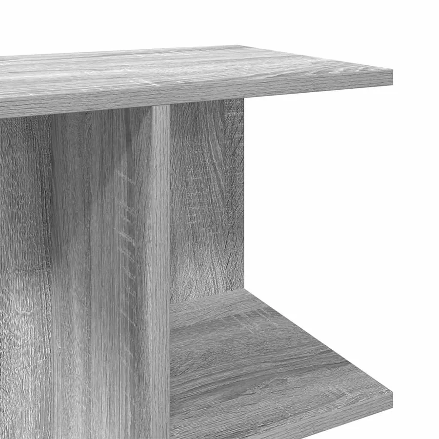 Tables de chevet 2 pcs sonoma gris bois d'ingénierie - 9