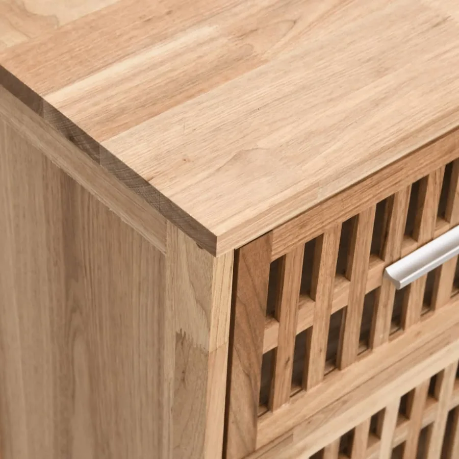 Armoire de salle de bain 42x29x82 cm Bois massif de noyer - 6