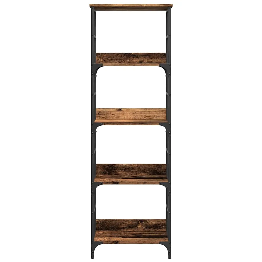 Bibliothèque vieux bois 50x33x153 cm bois d'ingénierie - 4
