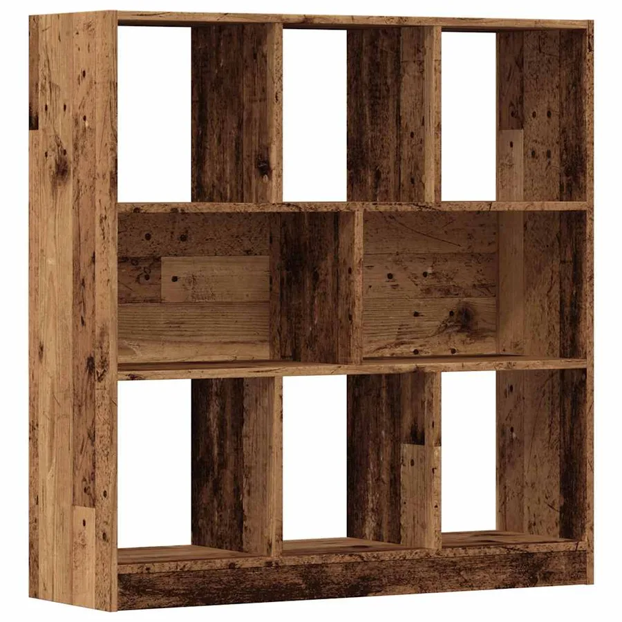 Bibliothèque vieux bois 97,5x29,5x100 cm bois d'ingénierie - 2