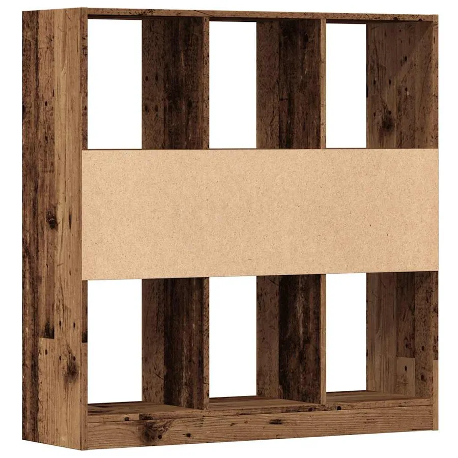 Bibliothèque vieux bois 97,5x29,5x100 cm bois d'ingénierie - 7