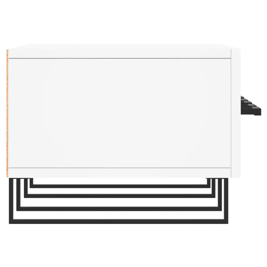 Meuble TV blanc 150x36x30 cm bois d'ingénierie - 7