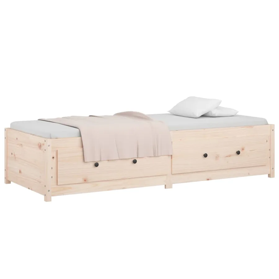 Lit de jour sans matelas 90x190 cm bois de pin massif - 6