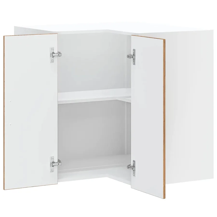 Armoire murale d'angle de cuisine Kalmar vieux bois - 5