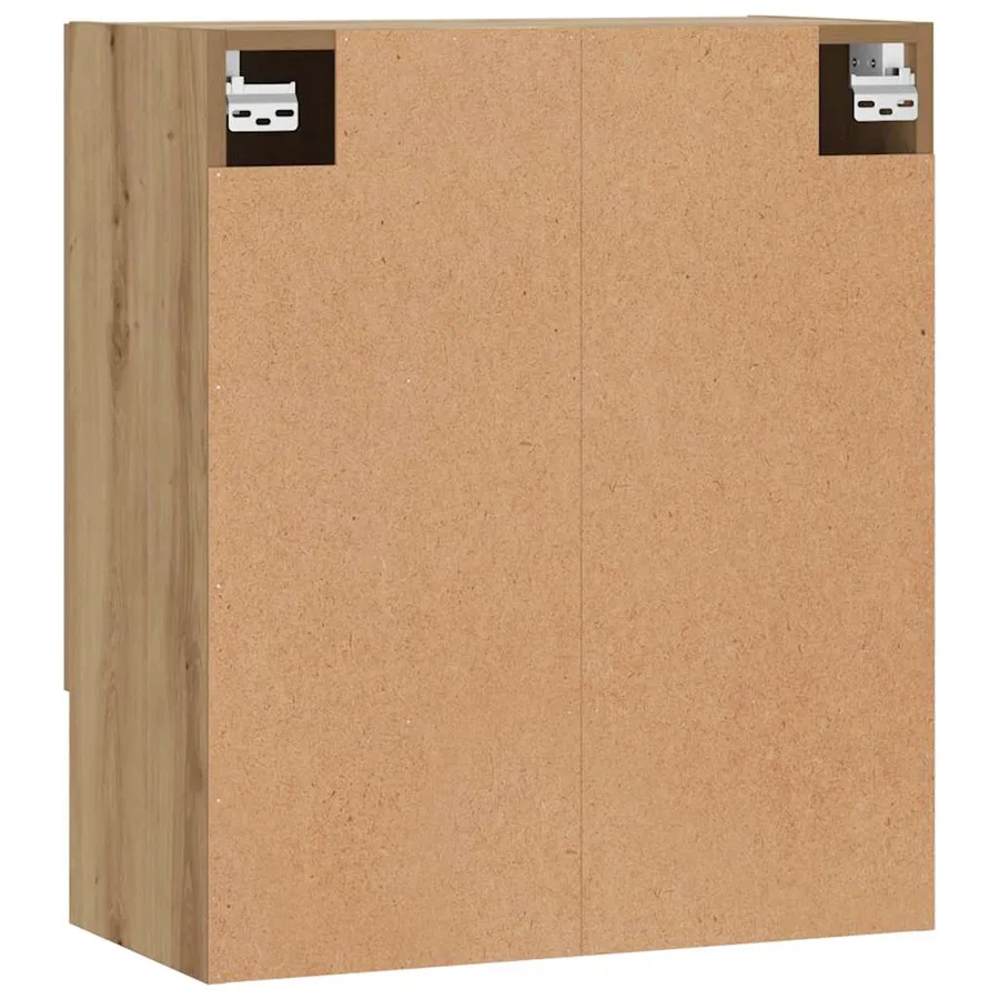 Armoire murale chêne artisanal 60x31x70 cm bois d'ingénierie - 7