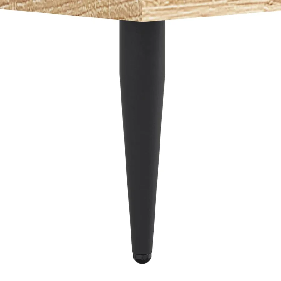 Cadre de lit sans matelas chêne sonoma 180x200 cm - 8