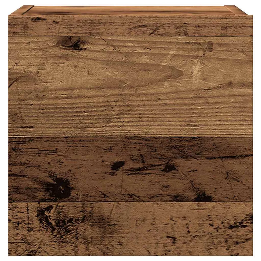 Ensemble de meuble TV mural 7 pcs vieux bois bois d'ingénierie - 7