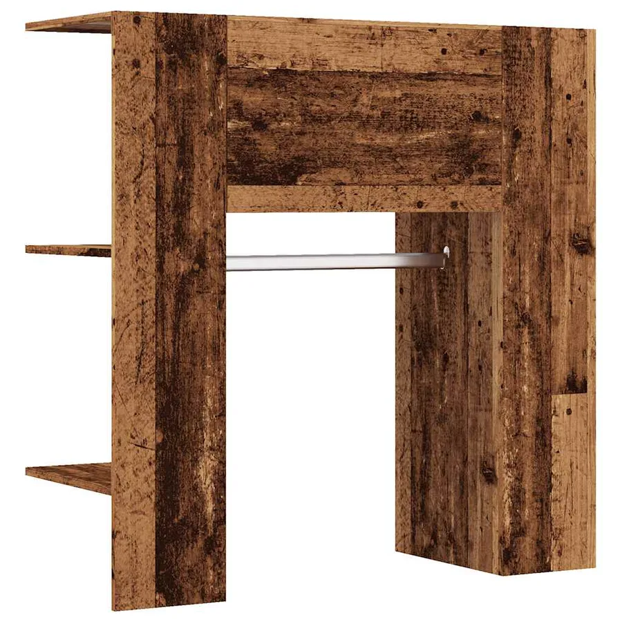 Armoire de couloir vieux bois 97,5x37x99 cm bois d'ingénierie - 2