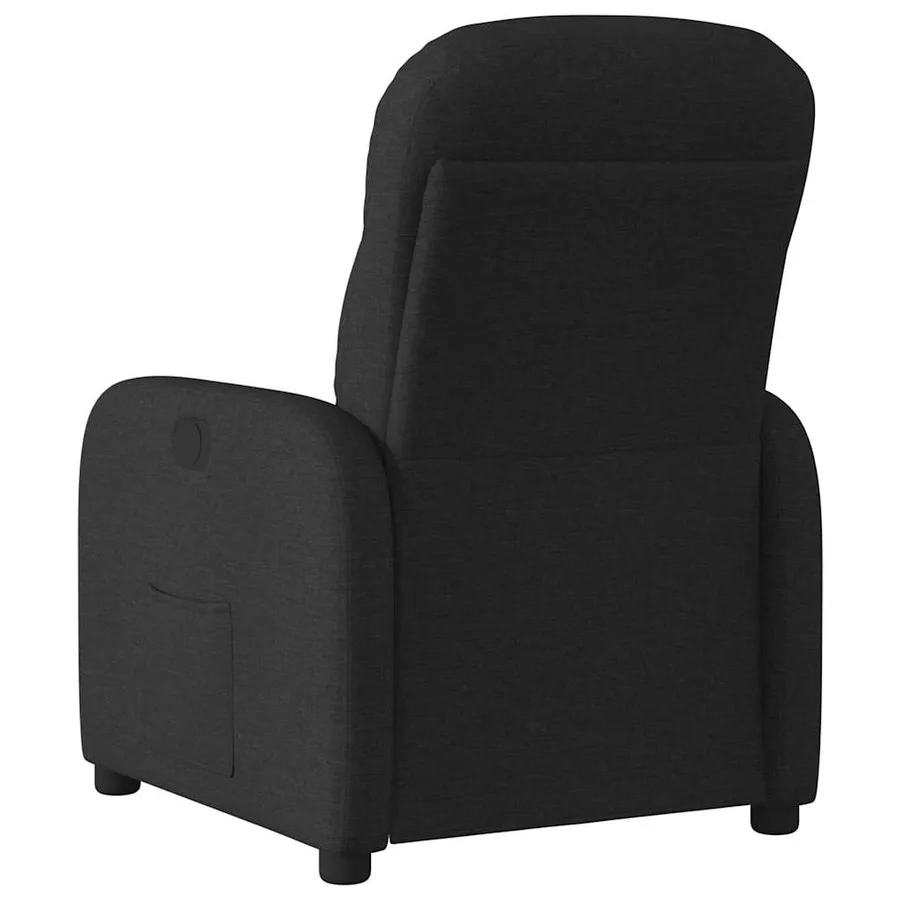 Fauteuil inclinable électrique Noir Tissu - 7