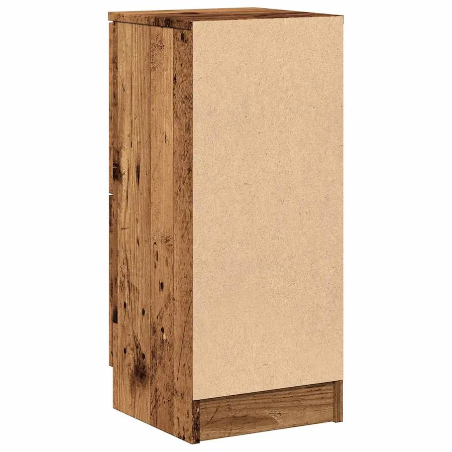Buffets 2 pcs vieux bois 30x30x70 cm bois d'ingénierie - 6