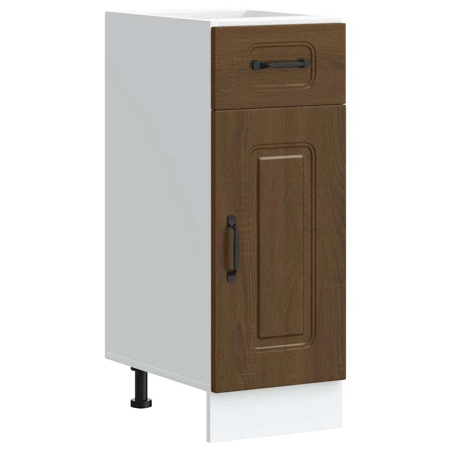 Armoire de cuisine Kalmar chêne marron bois d'ingénierie - 2