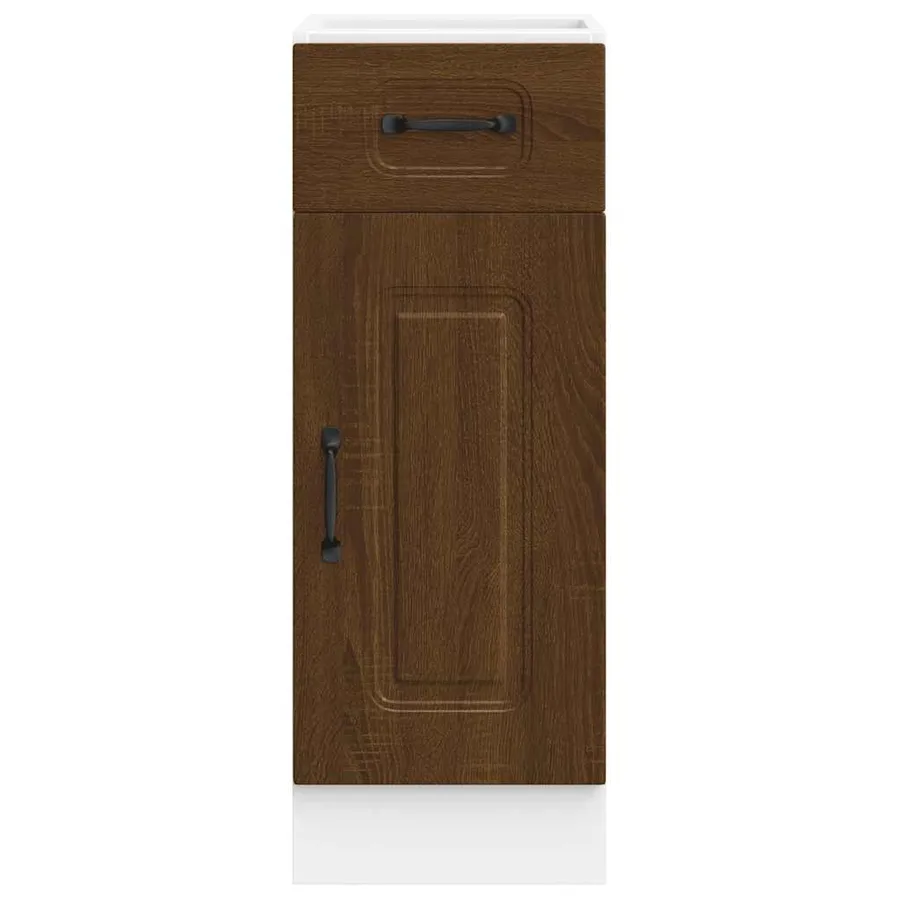 Armoire de cuisine Kalmar chêne marron bois d'ingénierie - 4
