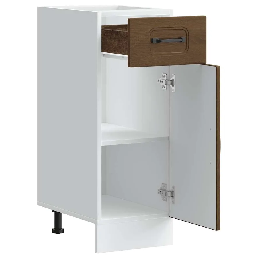 Armoire de cuisine Kalmar chêne marron bois d'ingénierie - 5